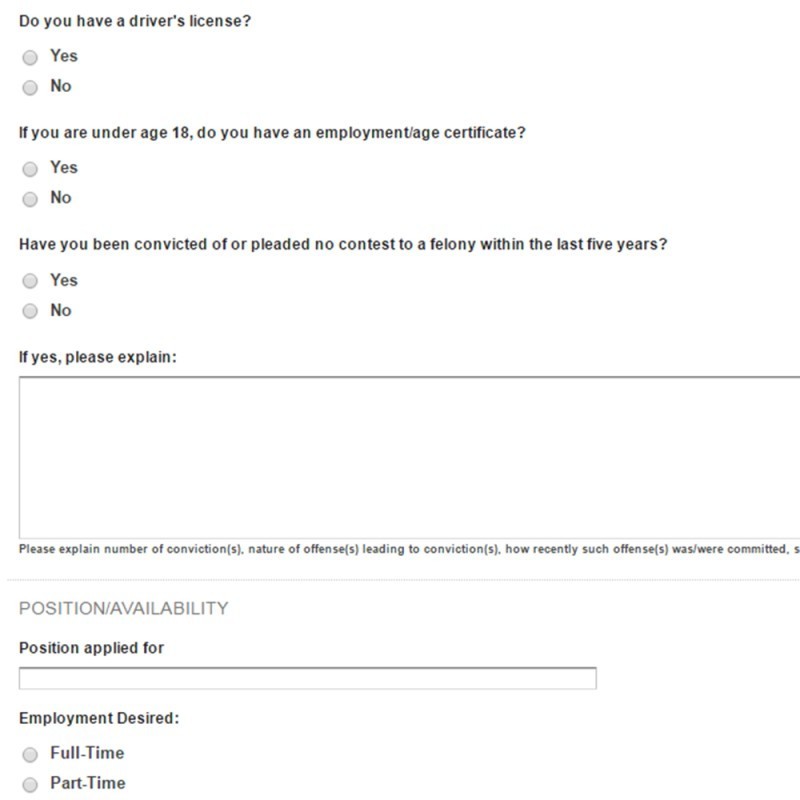 prestashop job employment application form bellini services modules application forms for employment