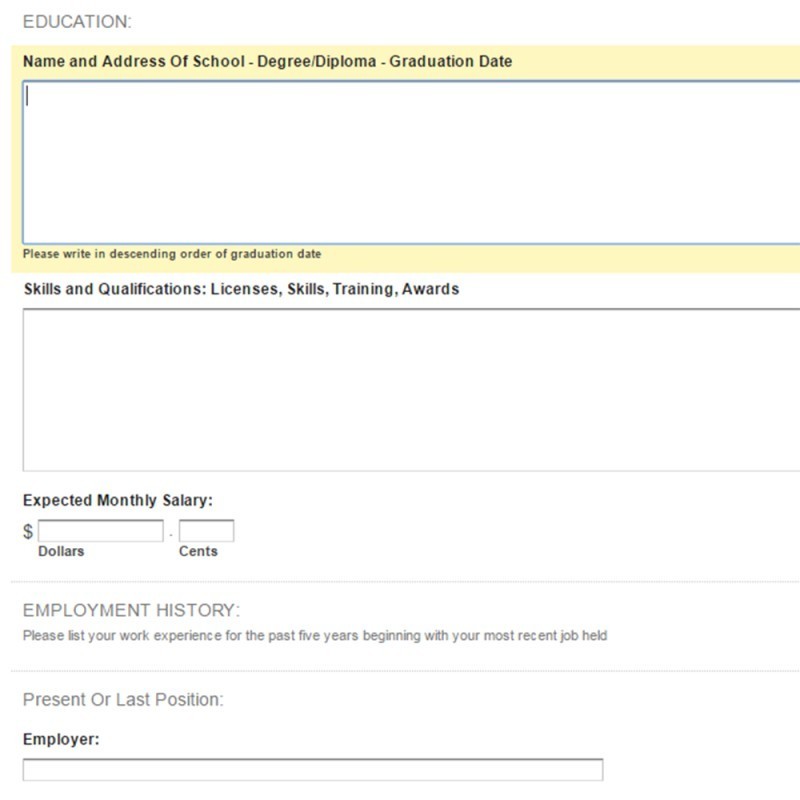 prestashop job employment application form bellini services modules