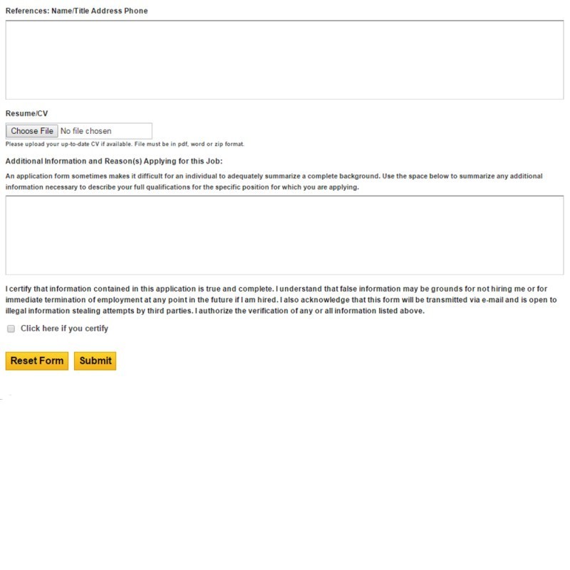 prestashop job employment application form bellini services modules application forms for employment